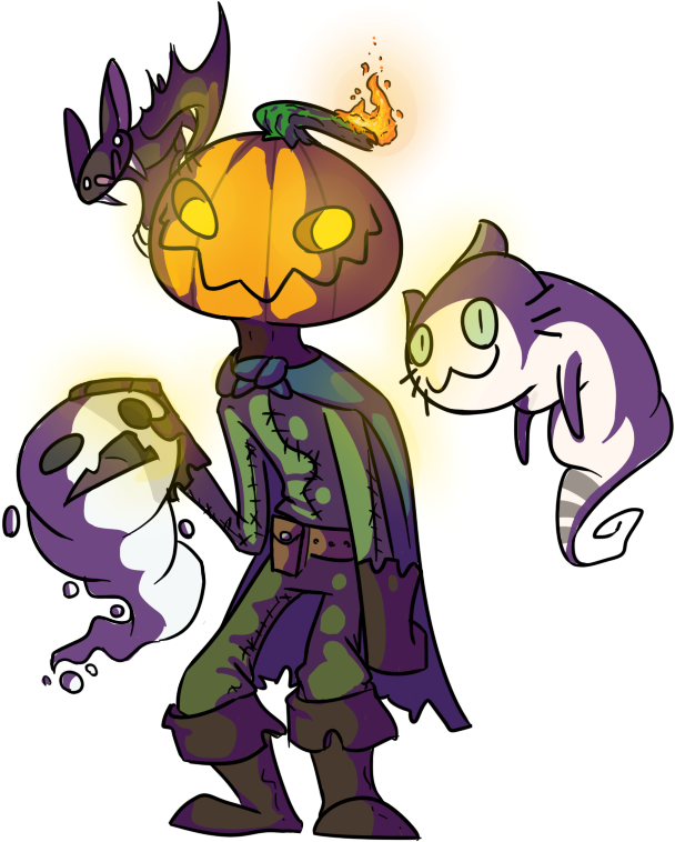 Pumpkin Head By Nastiadol - Cartoon (684x788)