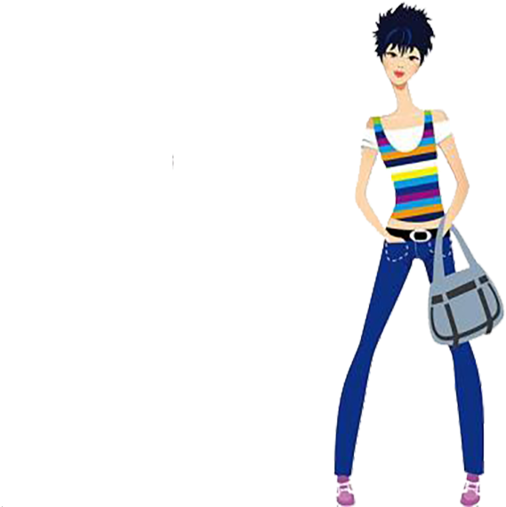 Shopping Bag Girl Fashion - Claket (967x573)