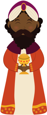 Three Wise Man Cartoon - Design (550x550)