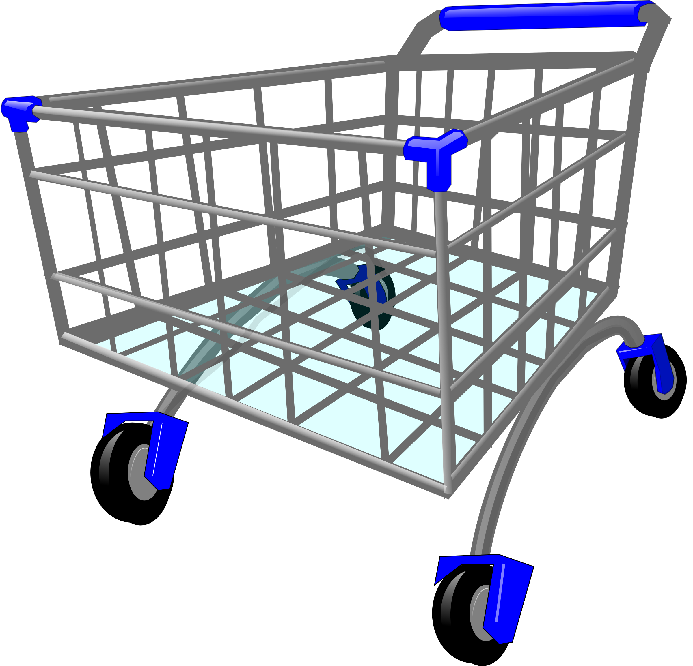 Clipart - Shopping Cart - Flamingo Quotes (2400x2309)