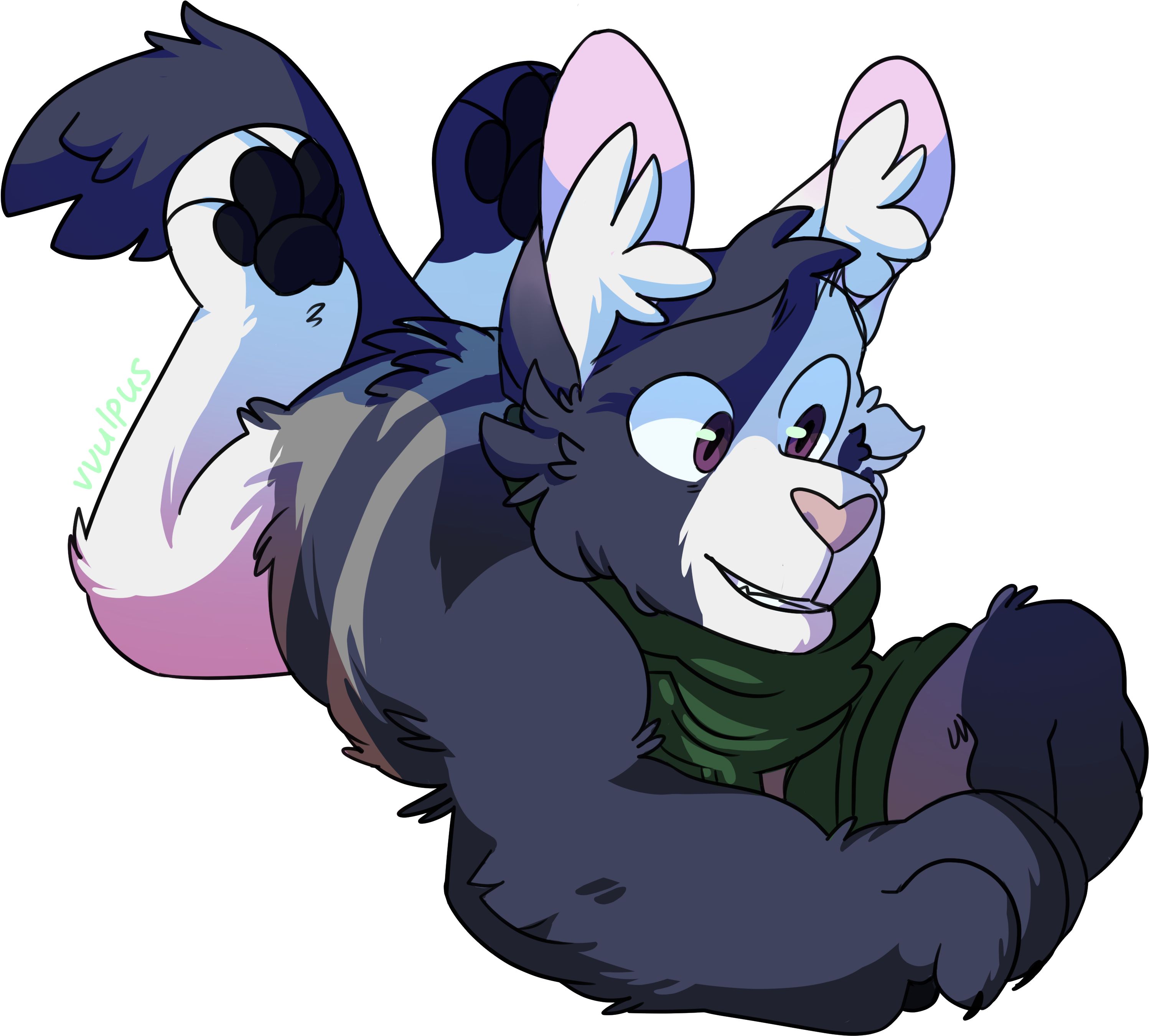 The Sky's Gonna Hurt When It Falls By Vvulpus - Cartoon (4000x3000)