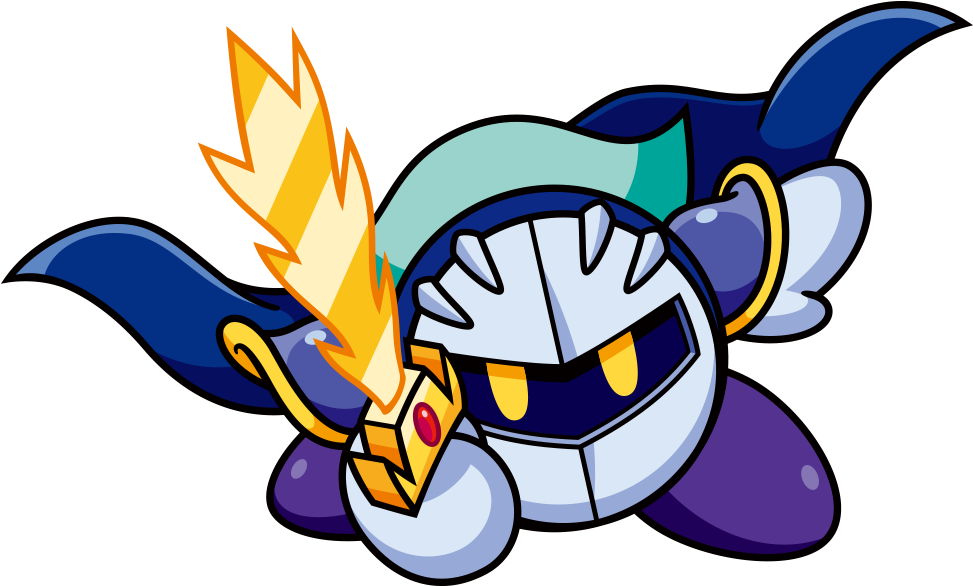 Play Nintendo Meta Knight Artwork - Kirby Meta Knight Art (984x593)