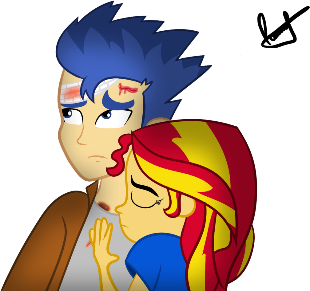 Paulysentry, Blood, Bruised, Clothes, Equestria Girls, - Cartoon (1280x960)