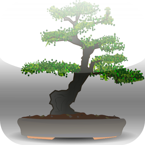 Bonsai Tree Round Ornament (512x512)