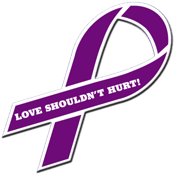 Domestic Violence Ribbon Love Shouldn T Hurt (350x353)