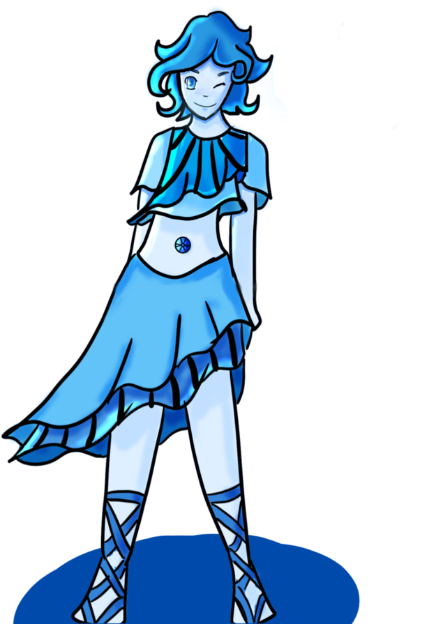 Blue Spinel By Gillyakandaine - Illustration (894x894)