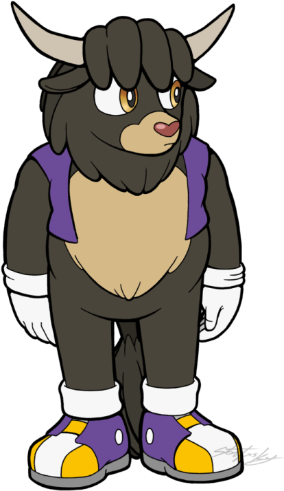 Mosey The Yak By Molochtdl - Cartoon (454x750)