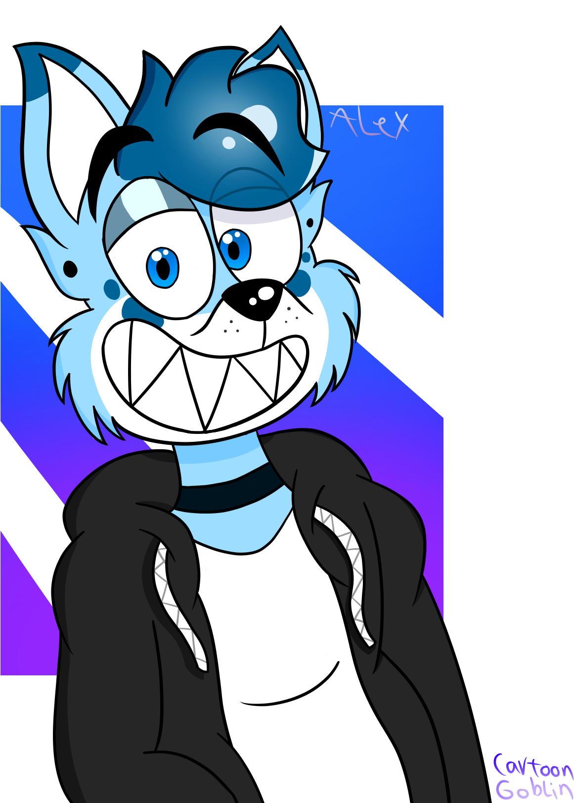 Alex The Lazy Cat By Cartoongoblin - Cat (1445x1726)