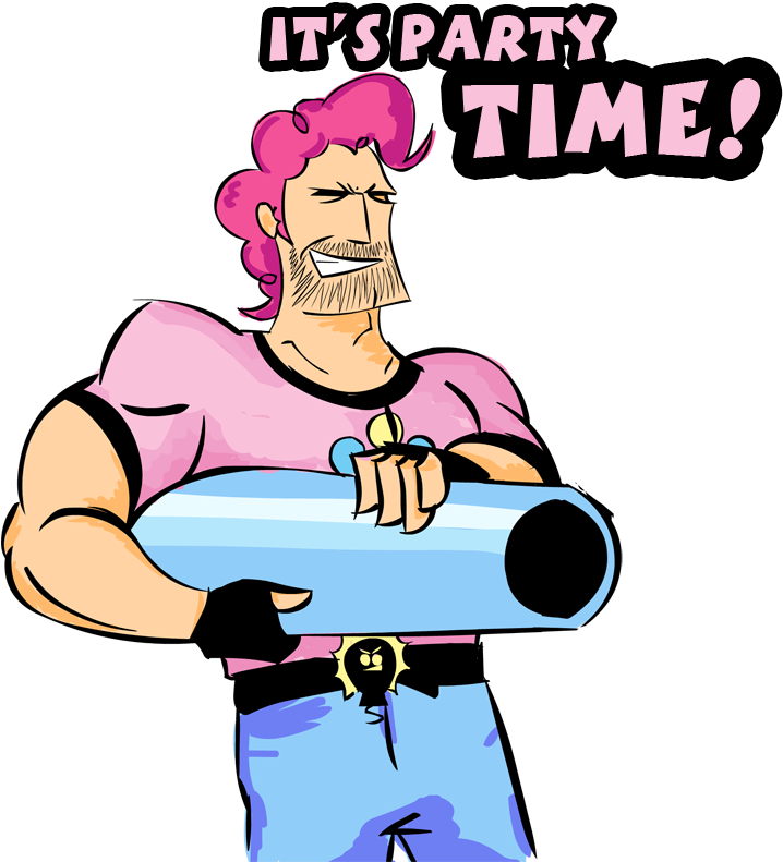 Lazy, Brony, Crossover, Humanized, Parody, Party Cannon, - Serious Sam My Little Pony (800x800)