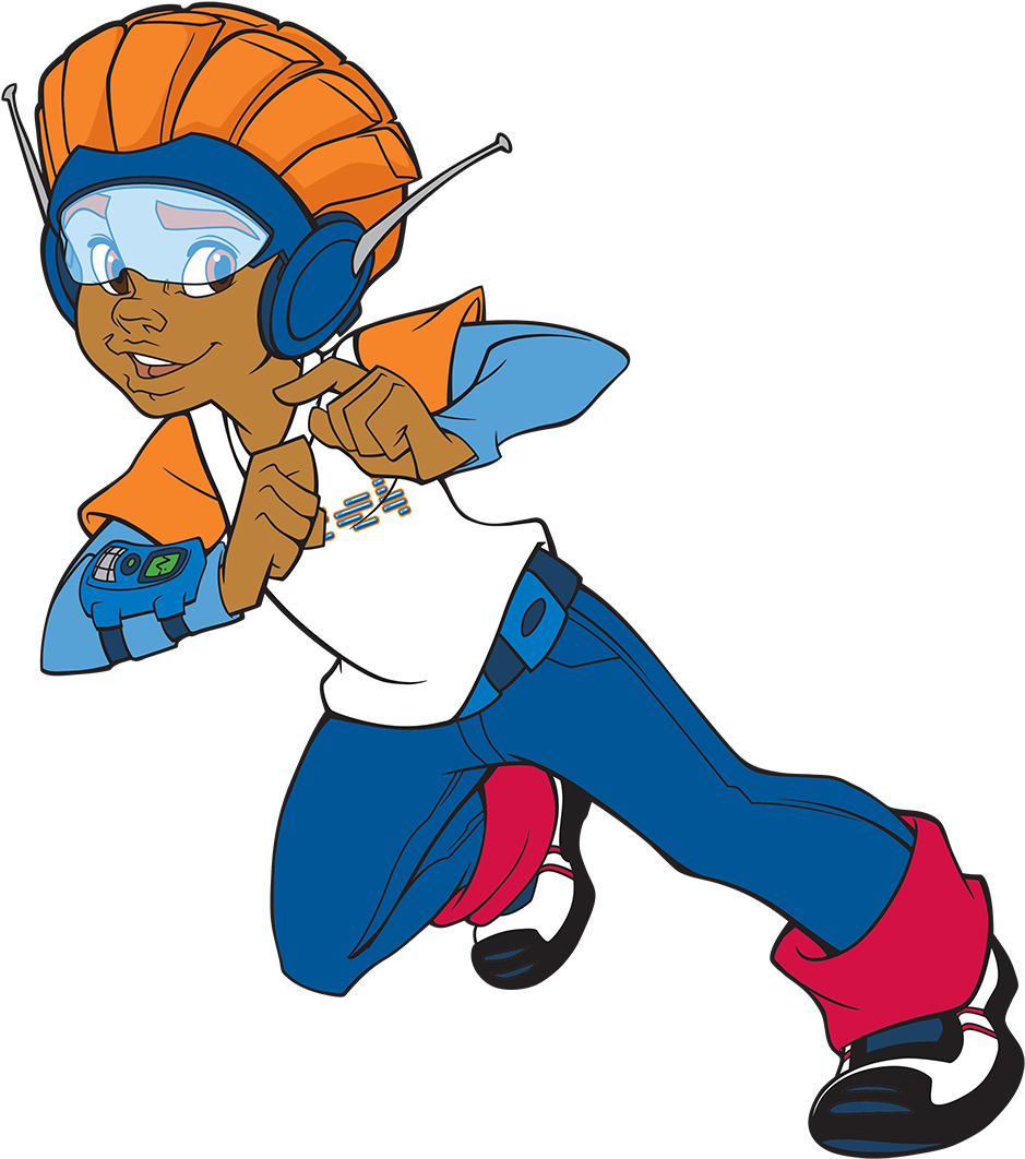 Lazytown Pixel Illustrated 2 - Sportacus (1000x1125)