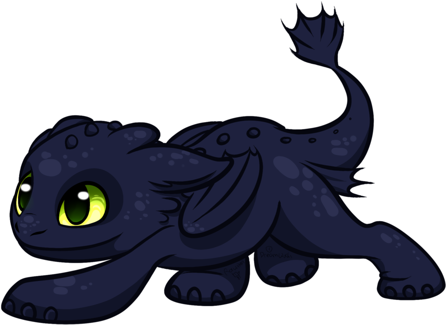 Baby Toothless By Rawri-tea - Baby Toothless Png (1024x1024)