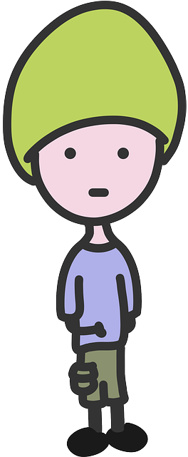 Pastel Youngster, Boy, Teen, Pastel - Cartoon Quiet Boy (320x640)