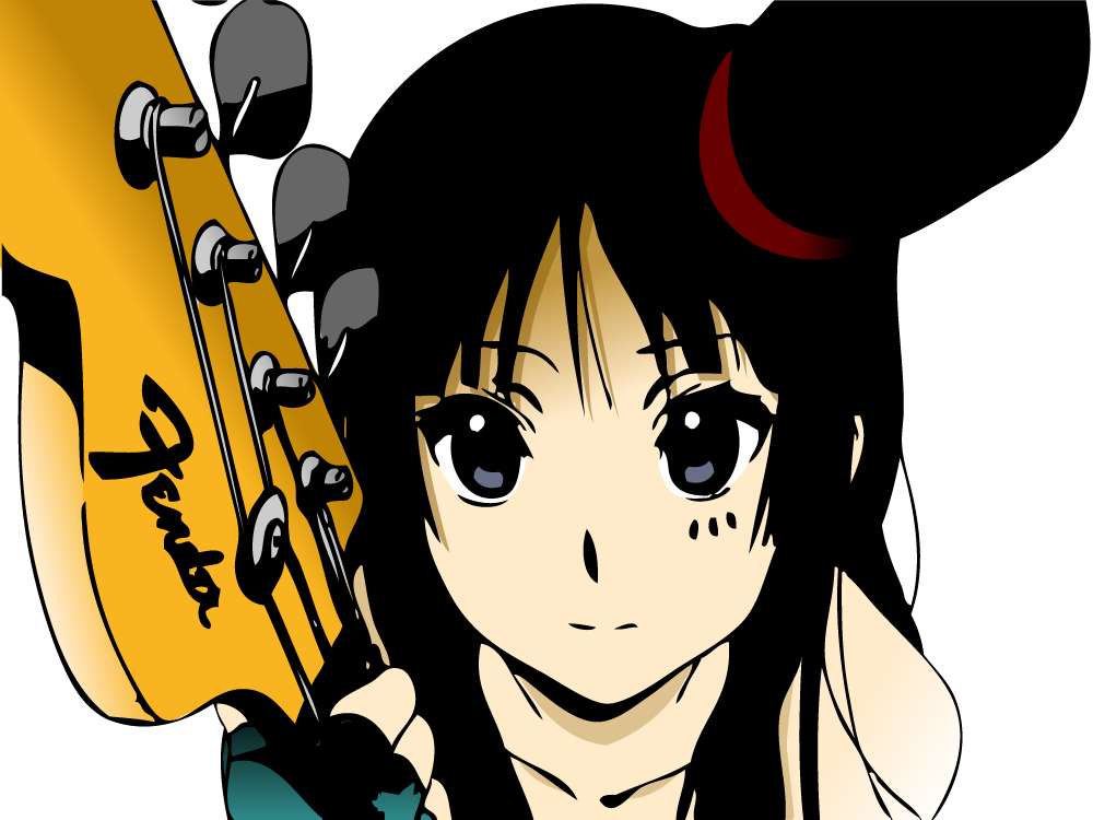 Akiyama Mio Second Lazy By Potemagico - Anime Mio Akiyama Gif (1000x750)