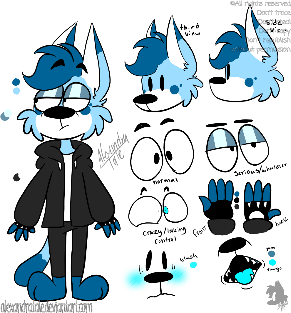 Giseltmnt 10 0 Alexandra The Blue Lazy Cat By Alexandratale - Alexandratale Oc (1000x1073)