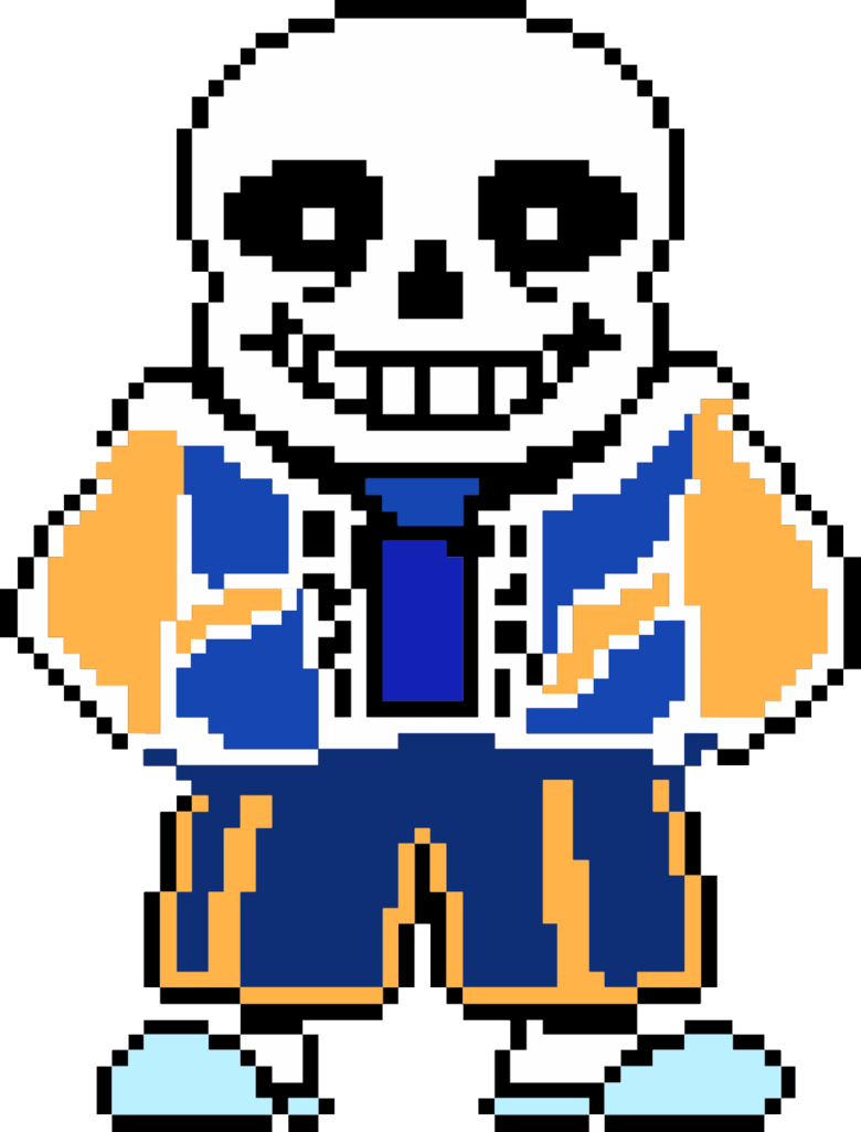 Outertale Sans By Lazyunderfellsans - Outertale Sans Pixel Art (780x1025)