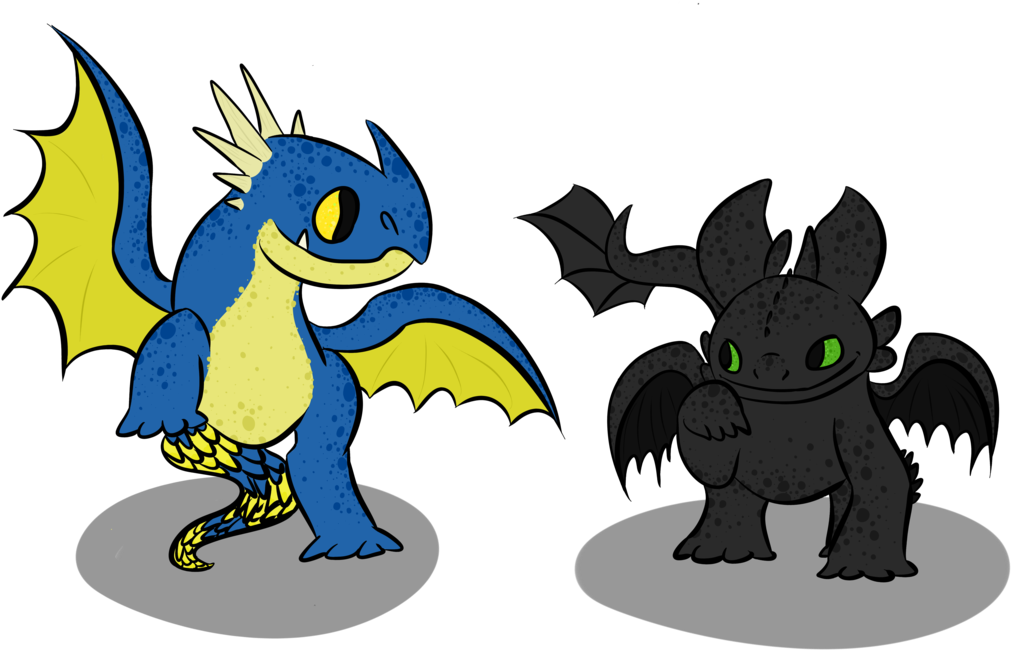 Day Of Dragons - Toothless And Stormfly Baby (1024x754)