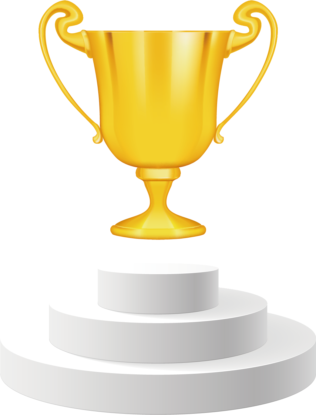 Trophy Award Clip Art - Gold Cup (1389x1542)