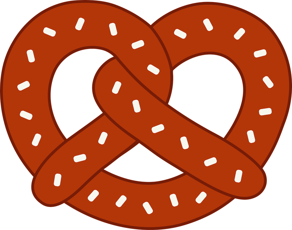 Pretzel Clipart (1000x789)