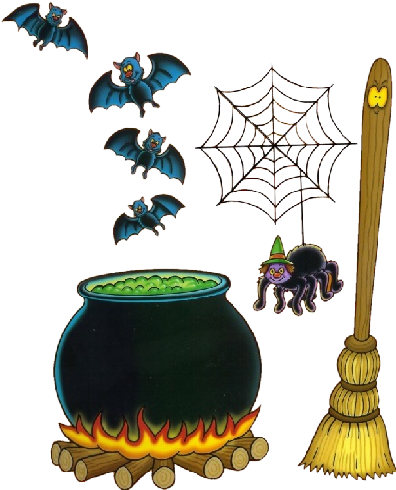 Witches Cauldron Halloween Cartoon Clip Art - Cauldron For Halloween Cartoon (500x500)