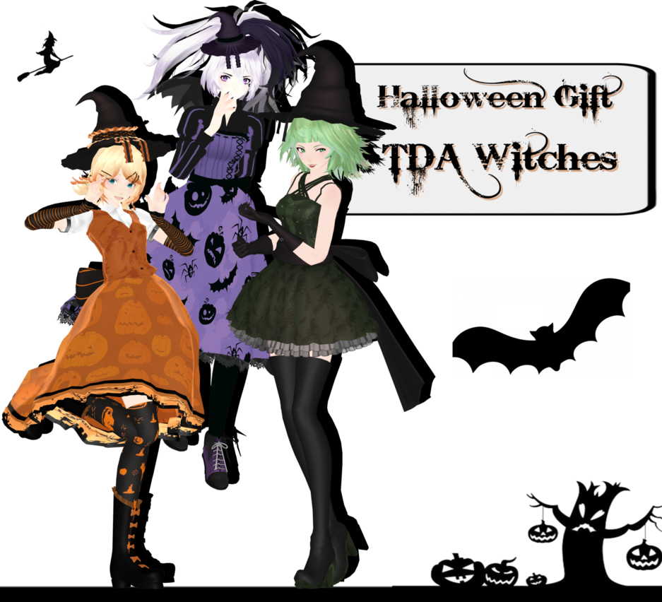 [halloween Gift] Tda Witches Dl By Mirosuzuya - Halloween (937x852)