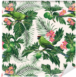 Seamless Tropical Pattern With Leaves, Flowers And - All Is Beauty Now By Sarah Faber (audio Book) (400x400)