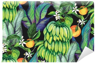 Tropical Seamless Watercolor Pattern Wall Mural • Pixers® - Watercolor Painting (400x400)