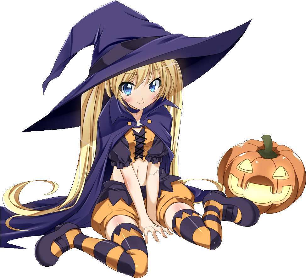 Witch Hat Clipart Minecraft Witch - Halloween Anime (1280x905)
