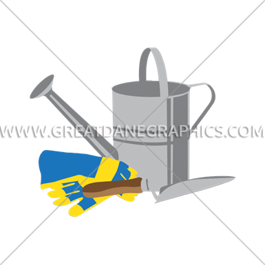 Gardening Tools - Illustration (385x385)