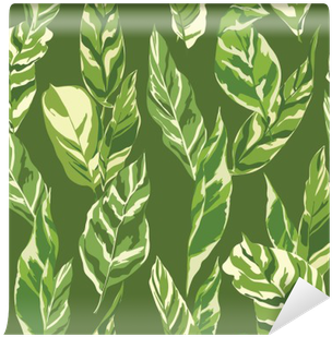 Tropical Leaves Background - Liście Tło (400x400)