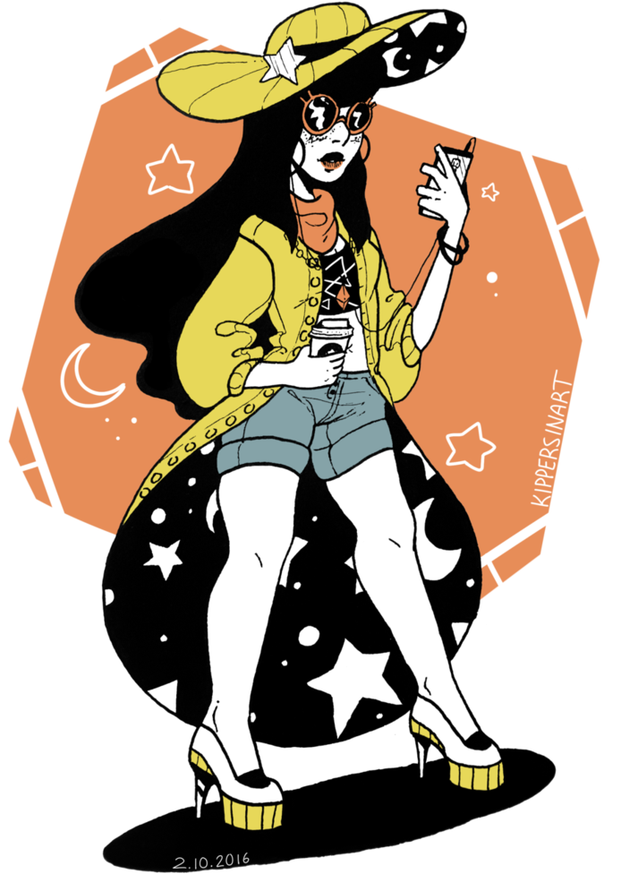 Inktober2016-urban Witch By Katariiinap - Illustration (774x1032)