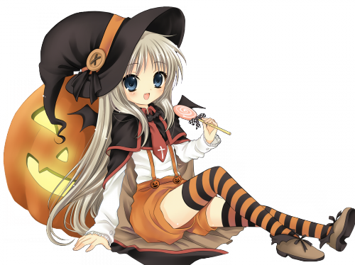Witch-185 - Happy Halloween Anime Gif (500x374)