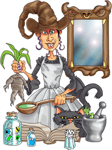 Witch-200 - Halloween And Witches Graphics (359x480)
