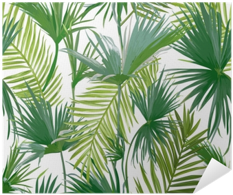 Tropical Palm Leaves, Jungle Leaves Seamless Vector - Palm Leaf (400x400)