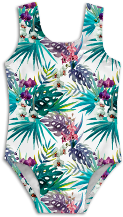 Одежда С Принтом - Boho Tropical Watercolor Scarf (500x500)