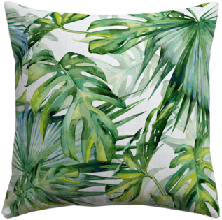 Mix & Match Cushion Covers - Palm Tree Wallpaper Pink (480x480)