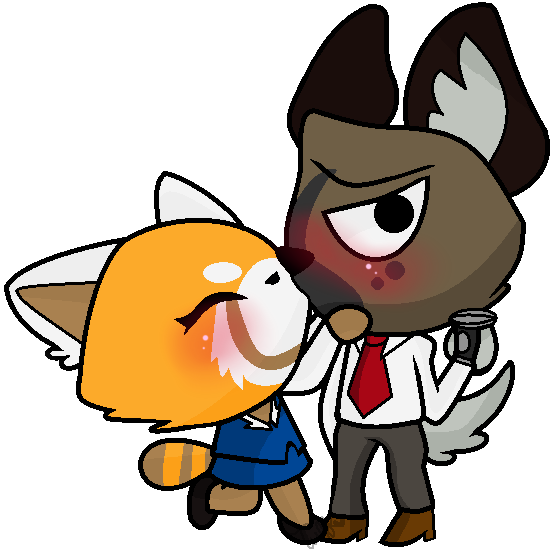 Surprise Kiss By Tuff Rubies - Drawing (566x554)