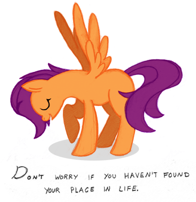 The Most Important Friendship Lessons For Adults By - Scootaloo (409x404)