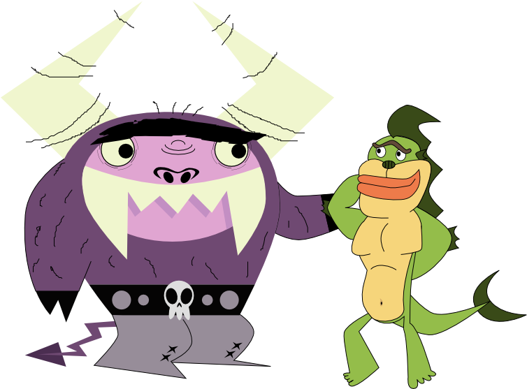 Ed And Link - Monster (764x606)