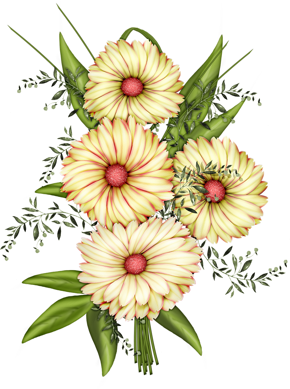 Flower Clip Art - Flower Clip Art (1000x1338)
