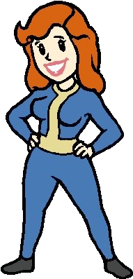 Vault Girl - Vault Boy And Girl (397x397)
