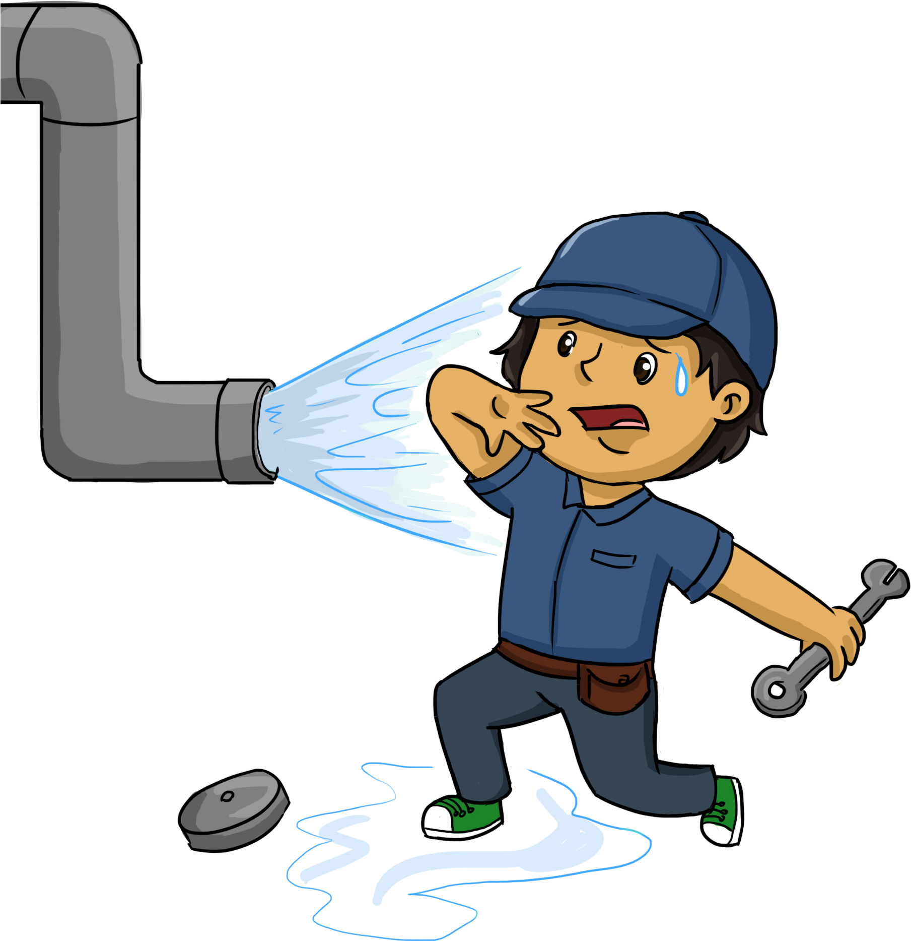 1 The Response Object - Plumbing Workers Vector Png (2081x2000)