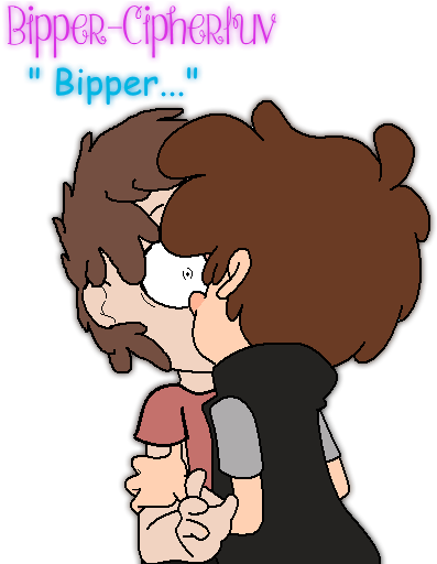 Tybip Surprise Kiss By Xxdipperkittyxx - Cartoon (412x511)