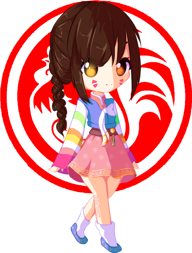 Kelsobunny 90 6 D - Overwatch Year Of The Rooster D Va Fan Art (826x826)