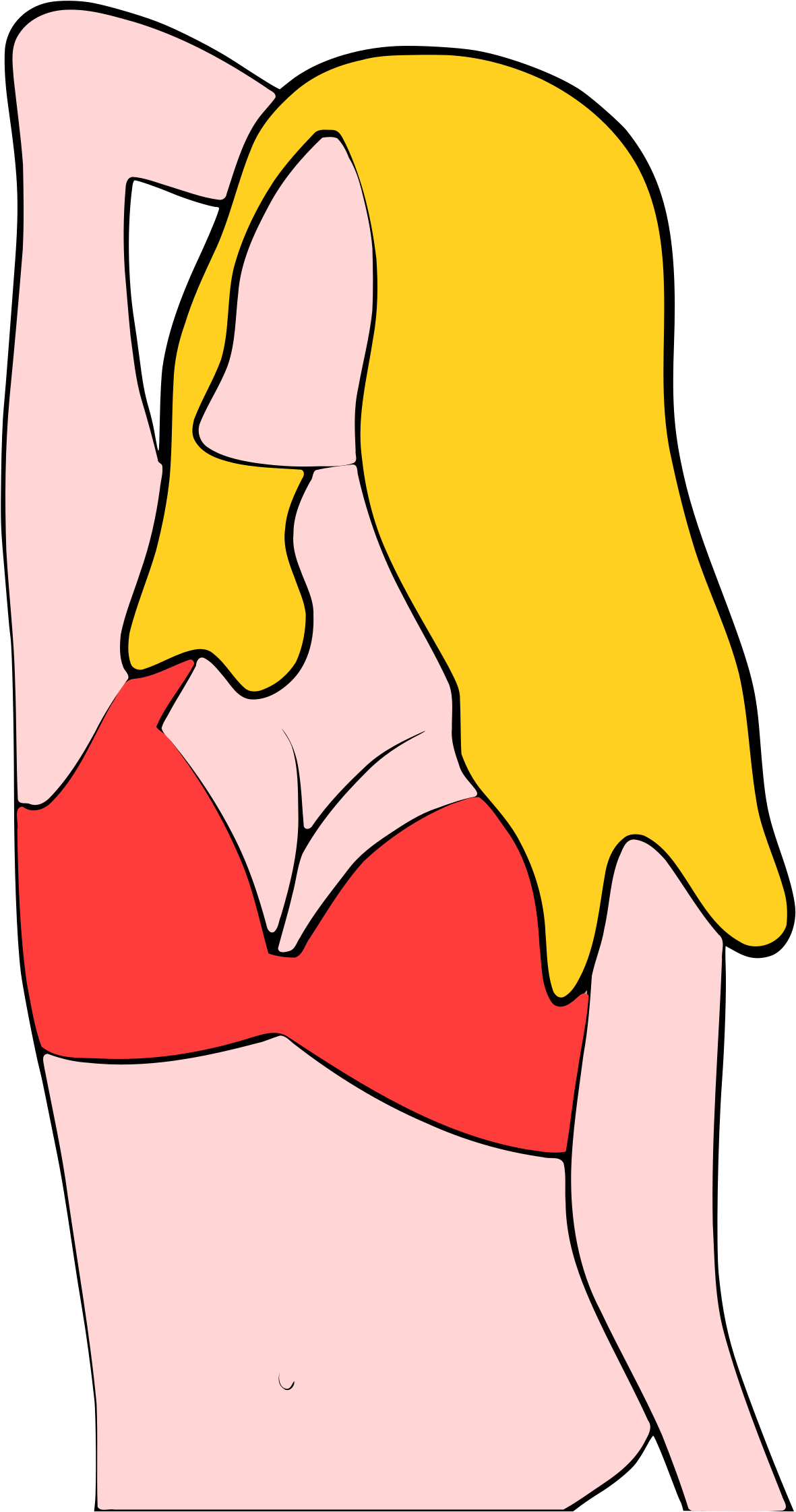 Big Image - Bikini Clip Art (1697x2400)