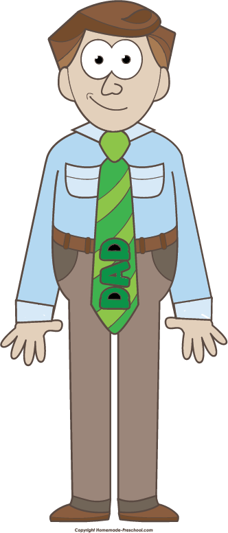 Clip Art Dad - Clip Art Daddy (332x776)