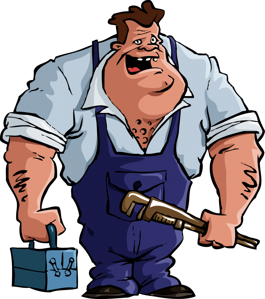 Cartoon Auto Mechanic - Cartoon Auto Mechanic (908x1024)