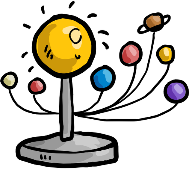 Sistema Solar Icono Vectorial Gratis Diseñado Por Freepik - Solar System Model (1200x630)