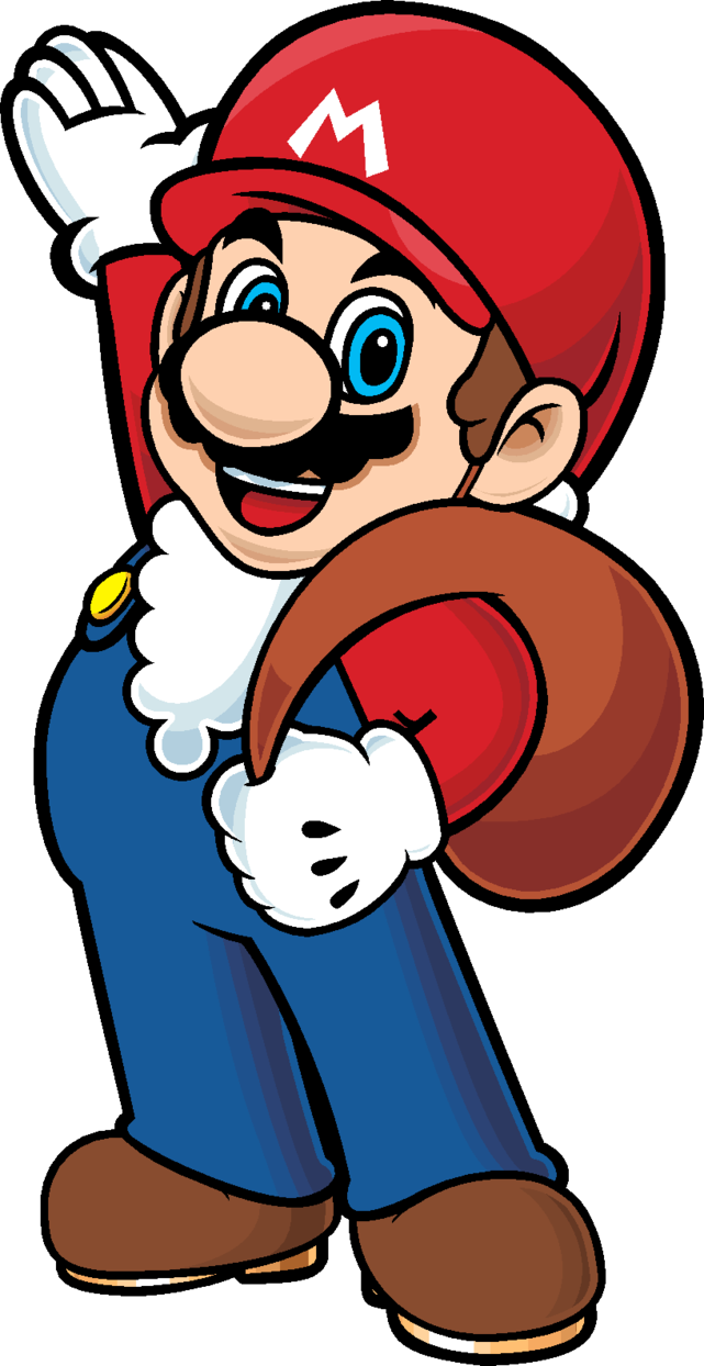 Plumber As Santa By Blistinaorgin - Super Mario Christmas Png (817x1586)