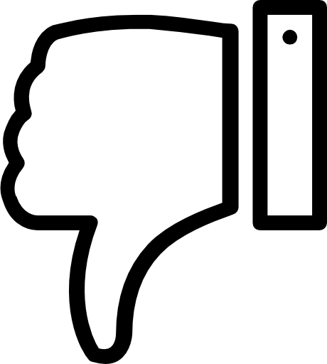 Dislike Png - Manita Hacia Abajo Png (2000x2000)