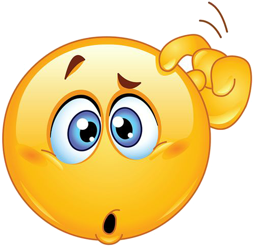 Mobno - - Confused Emoticon (500x500)